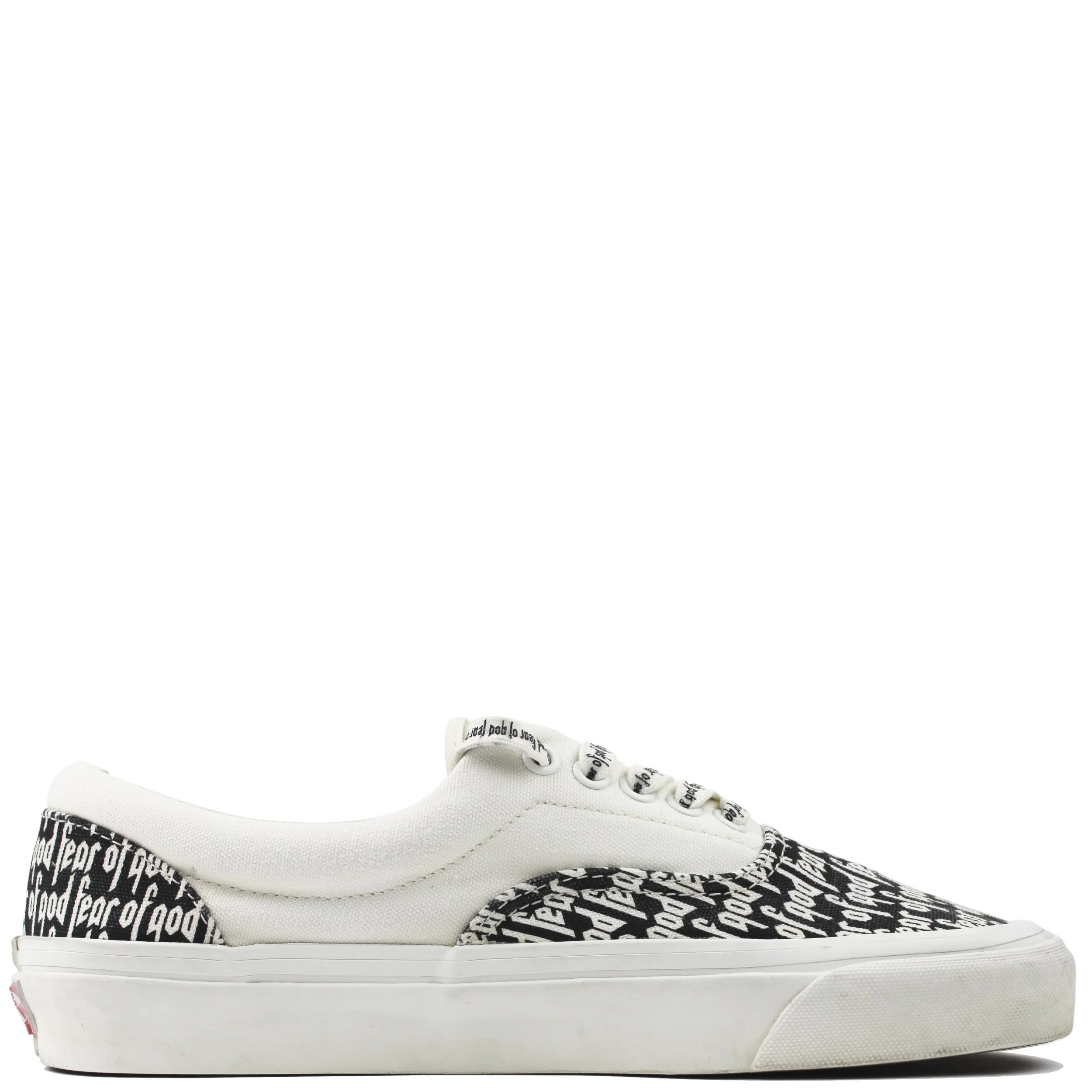 Fear of god vans top white